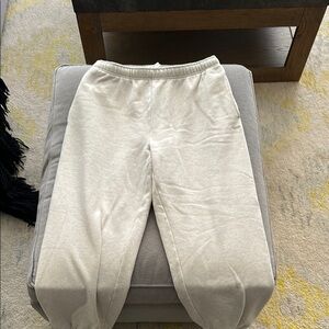 Tna cream sweatpants